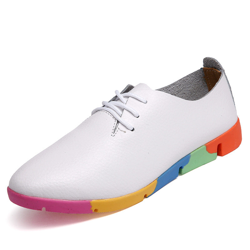 Shoes Women Leather White Shoes Women Nurse Shoes Casual Shoes