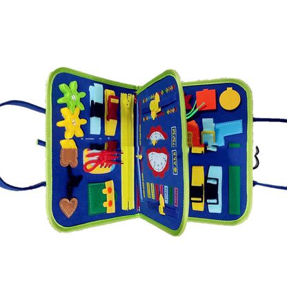 New Busy Book Children's Busy Board Dressing And Buttoning Learning