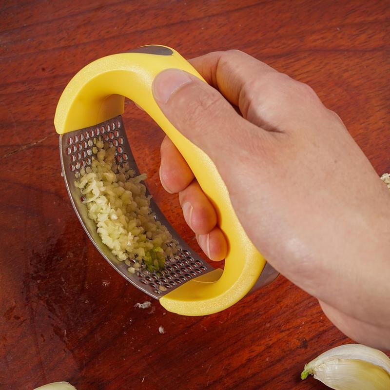 Steel Garlic Masher Garlic Press Household Vegetable
