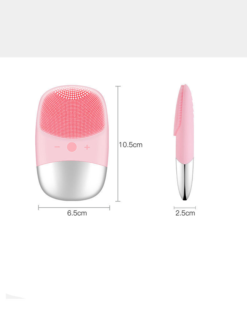Mini Silicone Electric Face Cleansing Brush Electric