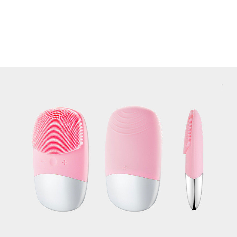Mini Silicone Electric Face Cleansing Brush Electric