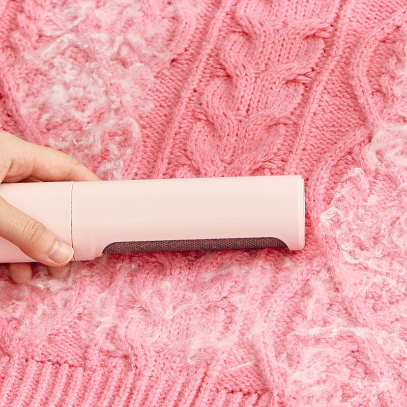 2-1 Reusable Pet Hair Remover Brush Lint Roller Portable Effective Self Cleaning