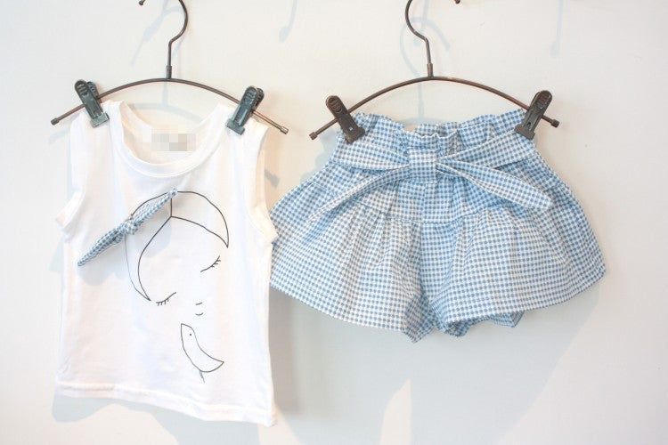 AiLe Rabbit Girls Fashion Clothes Set