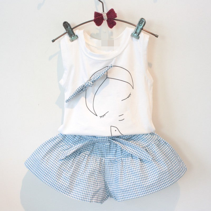 AiLe Rabbit Girls Fashion Clothes Set