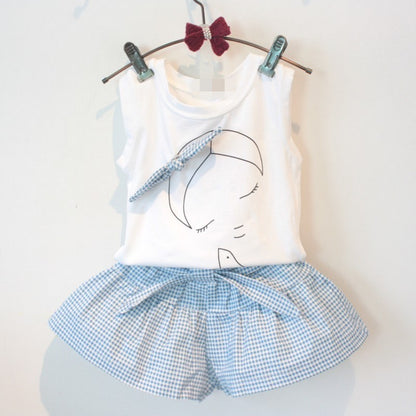 AiLe Rabbit Girls Fashion Clothes Set
