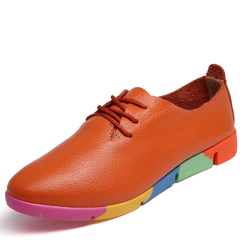 Shoes Women Leather White Shoes Women Nurse Shoes Casual Shoes