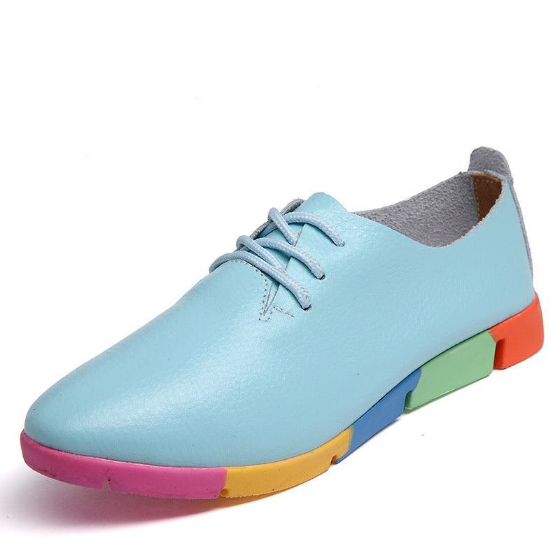 Shoes Women Leather White Shoes Women Nurse Shoes Casual Shoes
