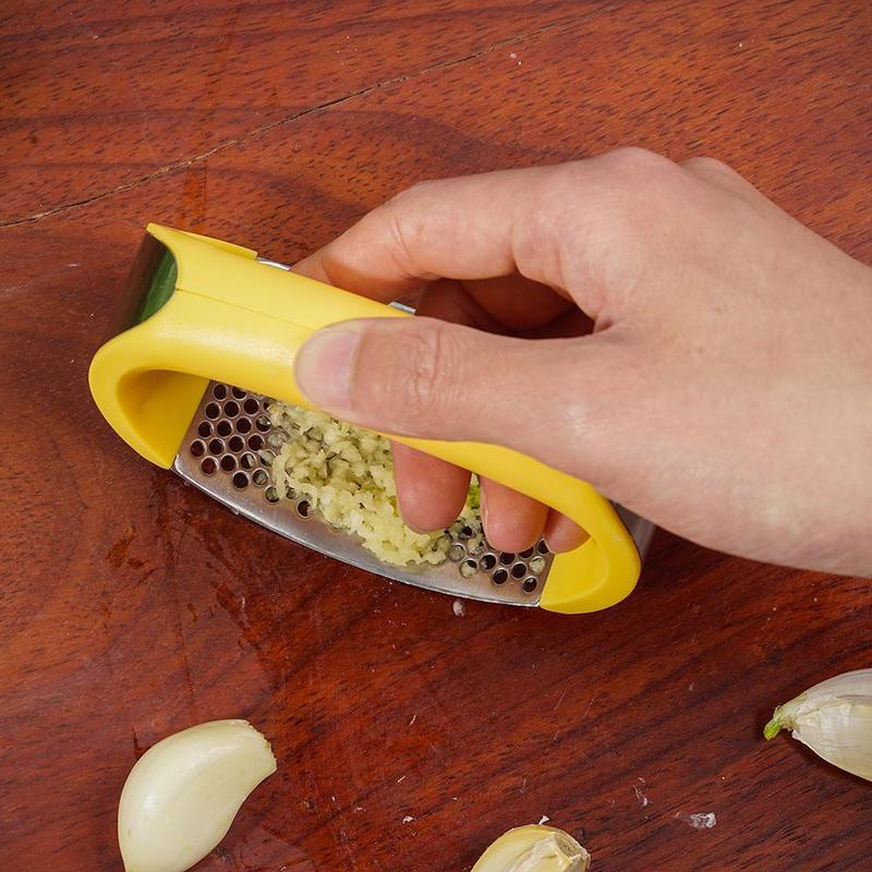Steel Garlic Masher Garlic Press Household Vegetable