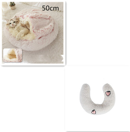 2 In 1 Dog And Cat Bed Pet Winter Bed