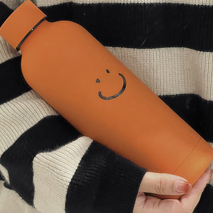 Smile A Narrow Mouthed Bottle Cute Portable Insulation Vacuum Gift Cup