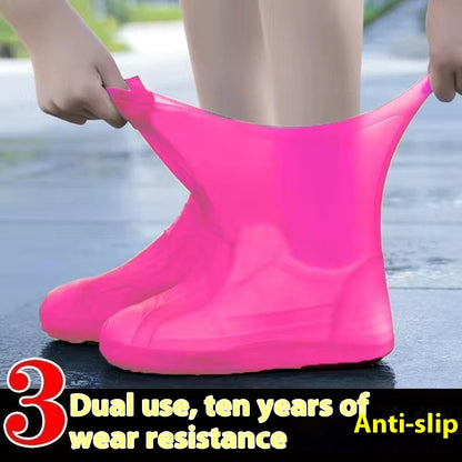 Waterproof Shoe Cover Non-slip Thickening And Wear-resistant Outdoor