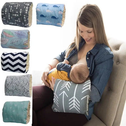 Adjustable Baby Cotton Nursing Arm Pillow With Baby Milk Bottle
