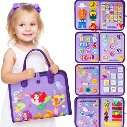 New Busy Book Children's Busy Board Dressing And Buttoning Learning
