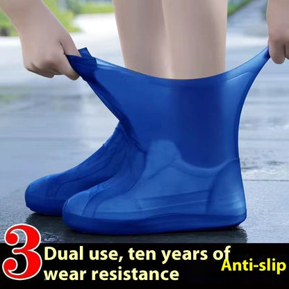 Waterproof Shoe Cover Non-slip Thickening And Wear-resistant Outdoor