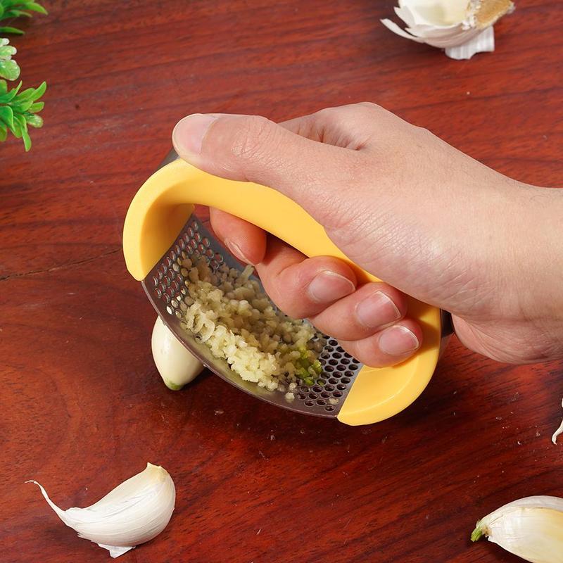 Steel Garlic Masher Garlic Press Household Vegetable