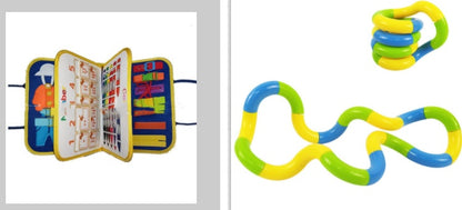 New Busy Book Children's Busy Board Dressing And Buttoning Learning