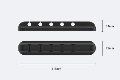 Silicone USB Cable Winder Desktop Cable Organizer