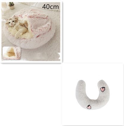 2 In 1 Dog And Cat Bed Pet Winter Bed