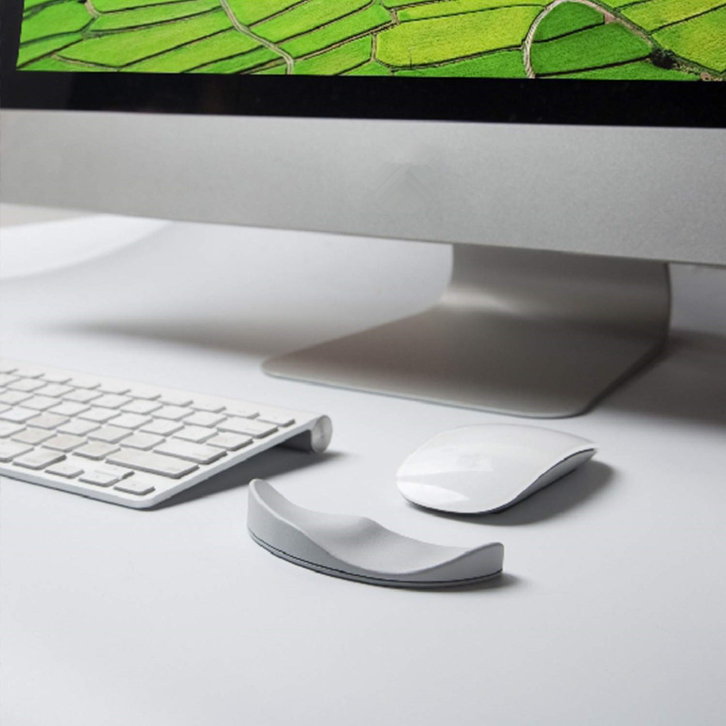 Ergonomic Mouse Wrist Rest Mouse Pads Silicon Gel Non-Slip Streamline Wrist Rest Support