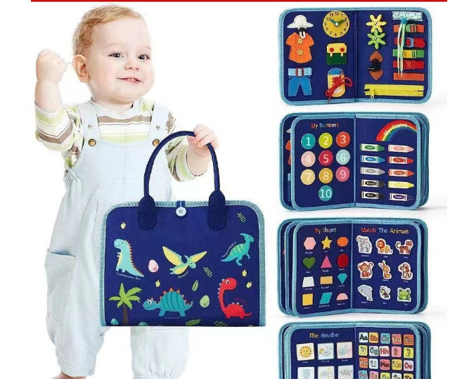 New Busy Book Children's Busy Board Dressing And Buttoning Learning