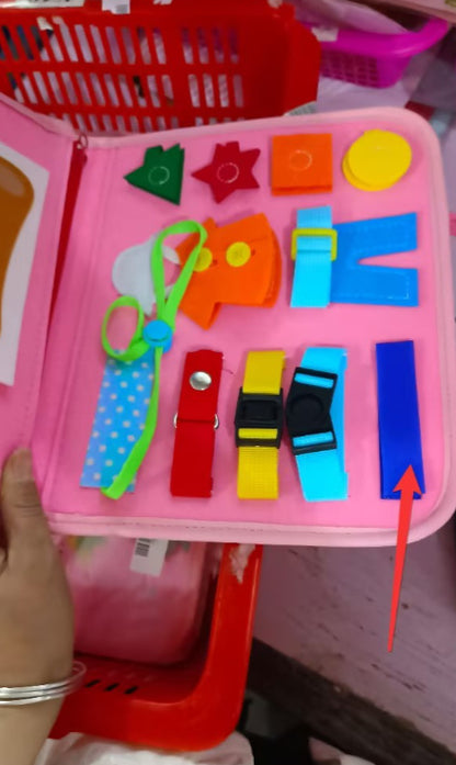 New Busy Book Children's Busy Board Dressing And Buttoning Learning