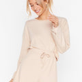 Knit Shorts Lounge Set